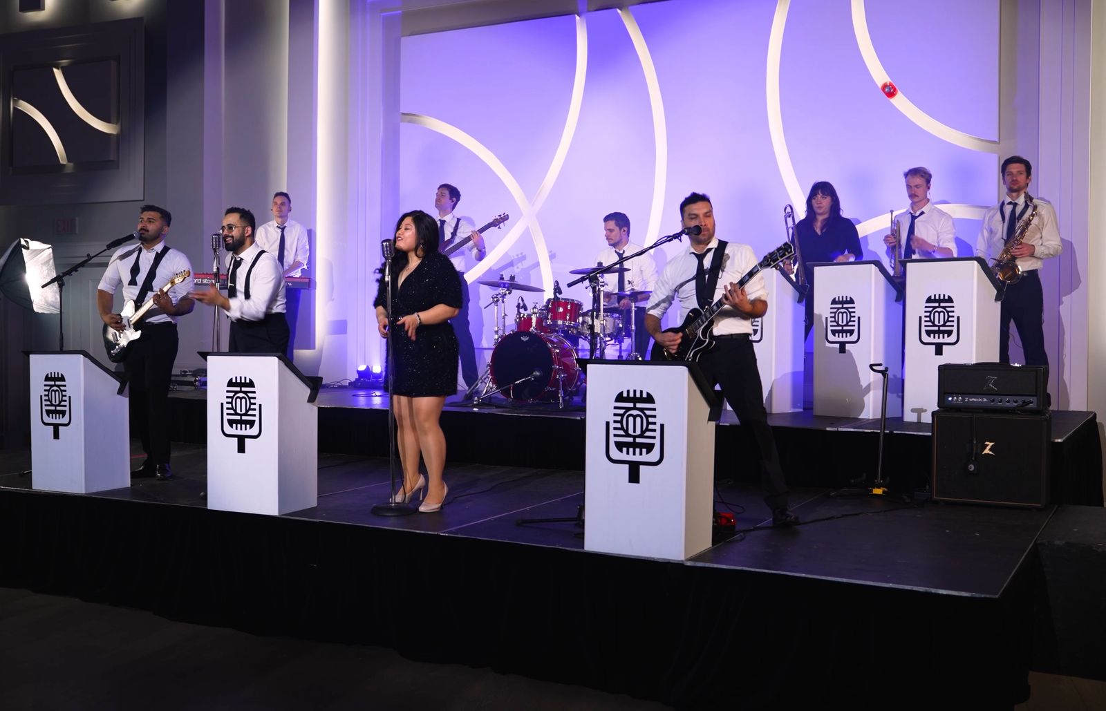 Memory Lane at recent 2026 wedding with packed dance floor