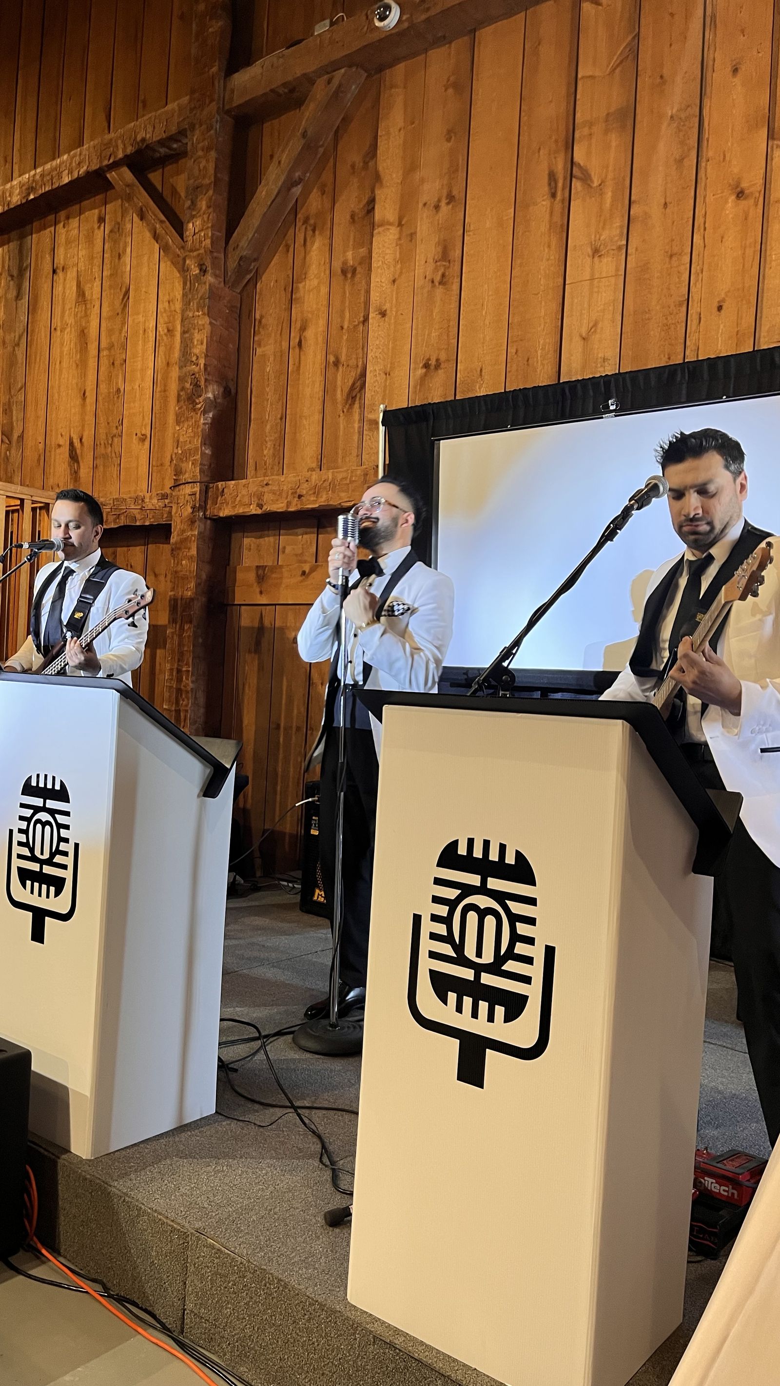 Memory Lane event performance at Steam Whistle wedding