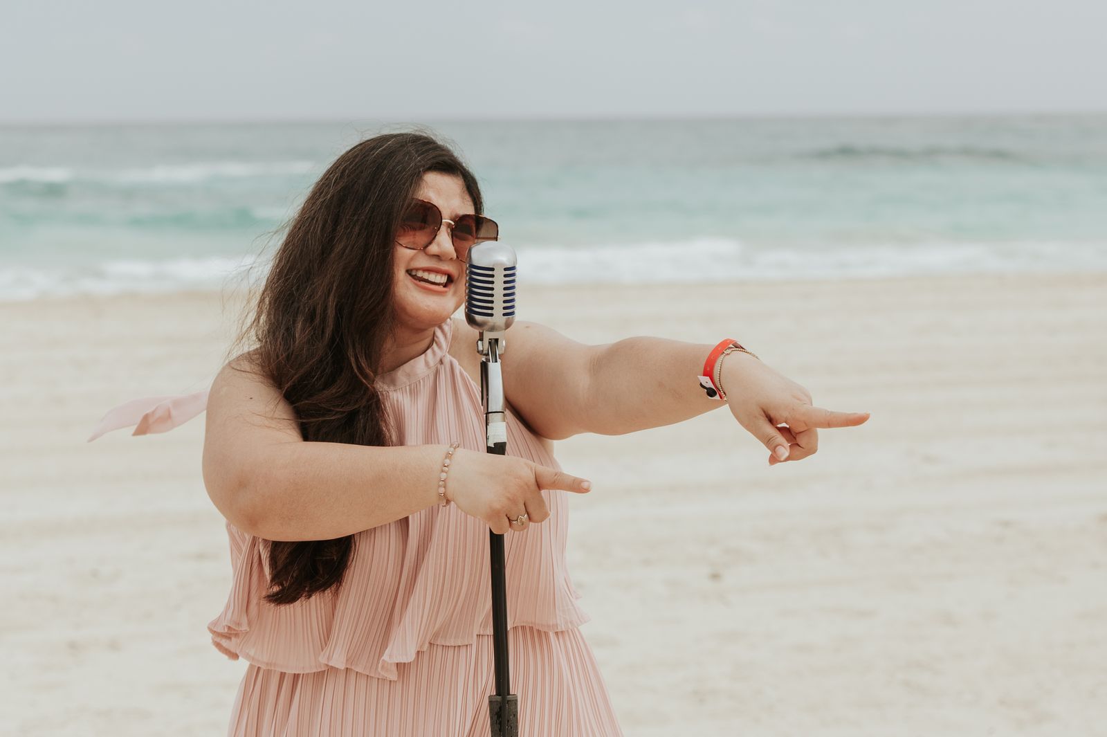 Memory Lane 7-piece band performing at Chateau Le Parc wedding